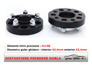 DISTANTIERE ROTI 4×108 20MM PRINDERE DUBLA – COD DS204634DBB