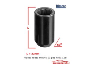 PIULITA ROATA METRIC 12 PAS FILET 1,25 CONICA IMBUS – COD N1225CIB-20