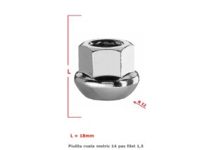 PIULITA ROATA METRIC 14 PAS FILET 1,5 SFERICA – COD N1415SO-17