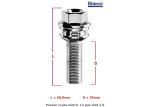 PREZON ROATA METRIC 14 PAS FILET 1,5 35MM SFERIC ANTIBLOCANT - COD P141535SA