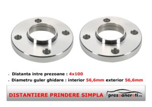 Distantiere roti 4x100 56,6 10mm